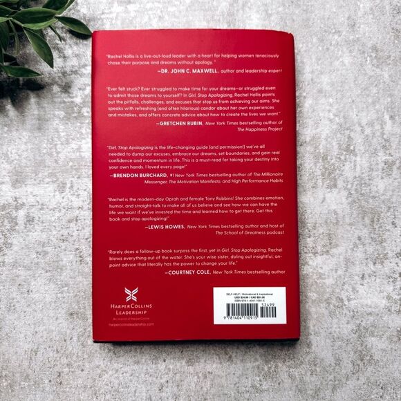 Girl, Stop Apologizing by Rachel Hollis – Hardcover - Picture 2 of 2